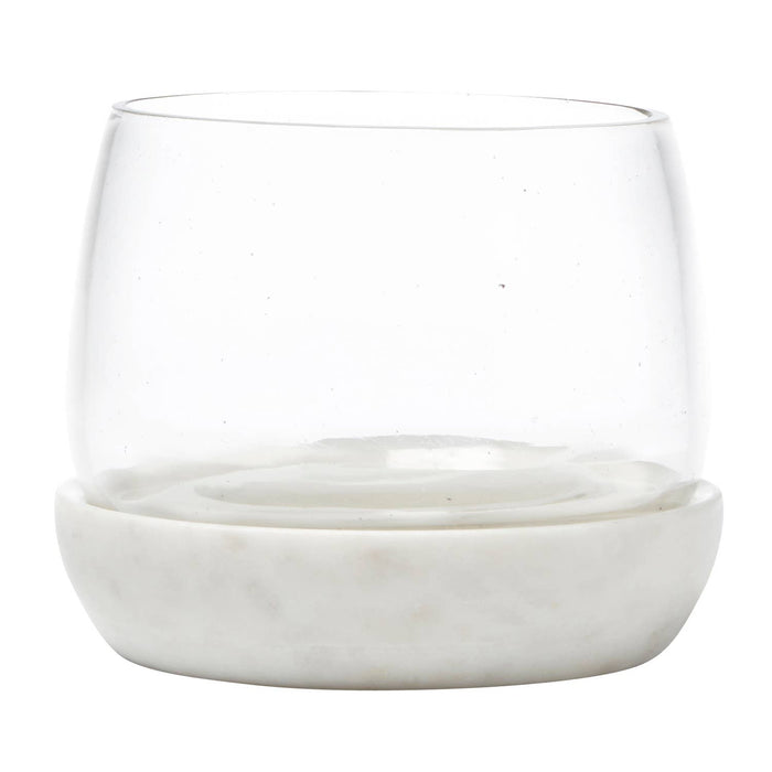 White Marble Small Bowl--Lemons and Limes Boutique