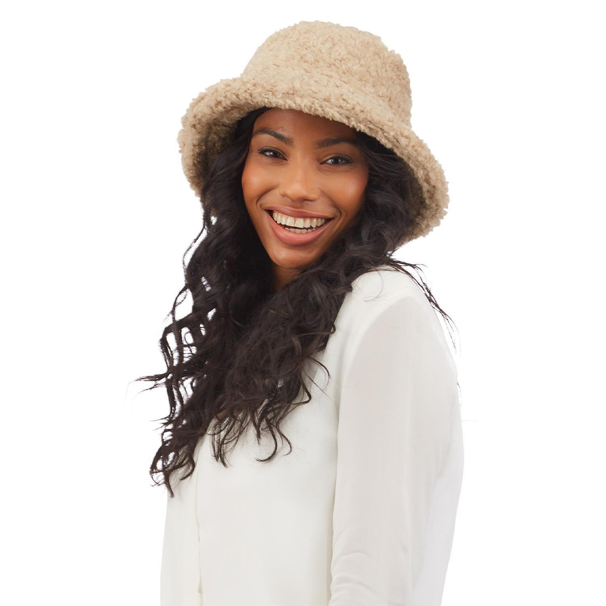 Sherpa Textured Bucket Hat-Assorted Colors--Lemons and Limes Boutique