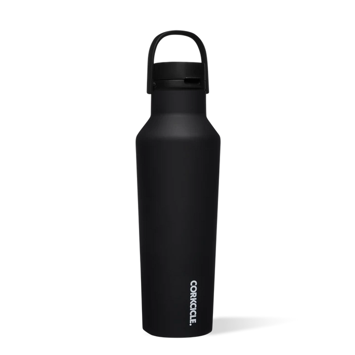 20oz Sport Canteen in Black Corkcicle--Lemons and Limes Boutique
