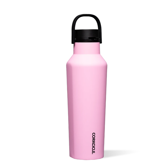 32oz Sport Canteen in Sun-Soaked Pink Corkcicle--Lemons and Limes Boutique
