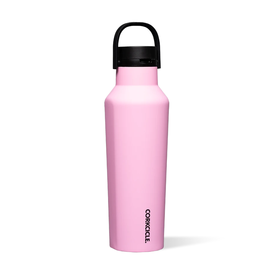 32oz Sport Canteen in Sun-Soaked Pink Corkcicle-Lemons and Limes Boutique