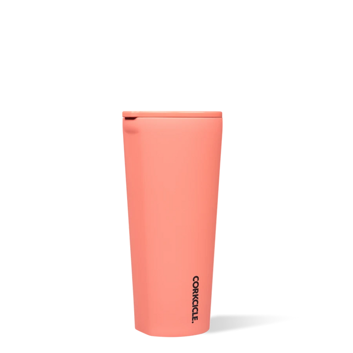 Corkcicle 24 oz. Tumbler in Neon Coral-Lemons and Limes Boutique