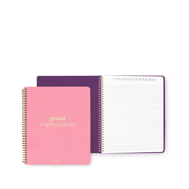 Large Spiral Notebook, Great Expectations by Kate Spade--Lemons and Limes Boutique
