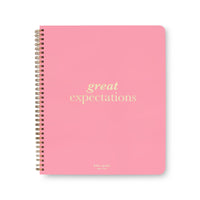 Large Spiral Notebook, Great Expectations by Kate Spade--Lemons and Limes Boutique