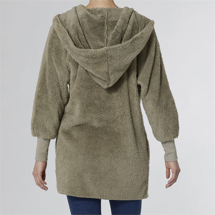 Sawyer Cozy Oversized Open Cardigan-Moss-Lemons and Limes Boutique