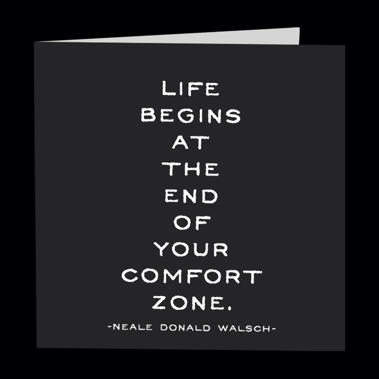 Comfort Zone Encouragement Card-Lemons and Limes Boutique