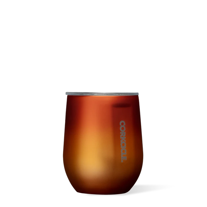 Corkcicle- 12oz Stemless in Solar Flare-Lemons and Limes Boutique