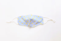 Violet and Brooks Adjustable Face Masks- Polka Dots-Blue/Yellow-Lemons and Limes Boutique