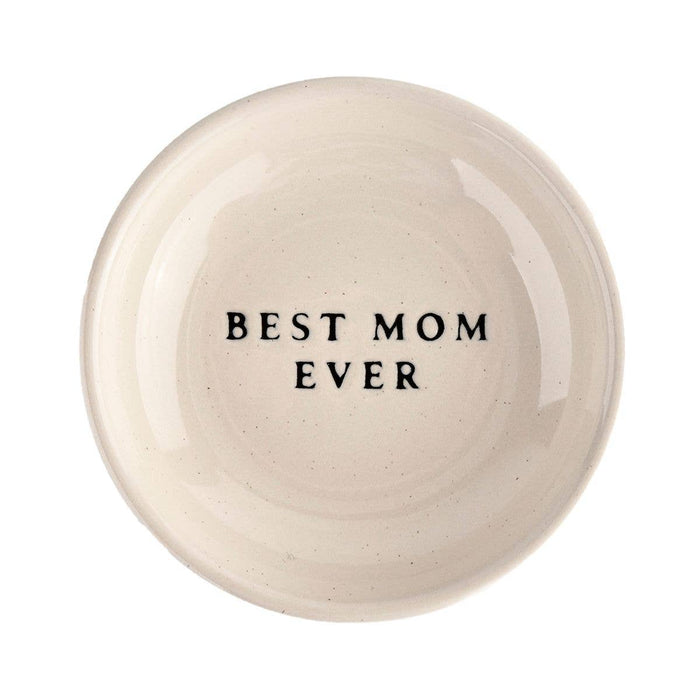 Sweet Water Decor - Best Mom Ever Stoneware Jewelry Dish-Lemons and Limes Boutique