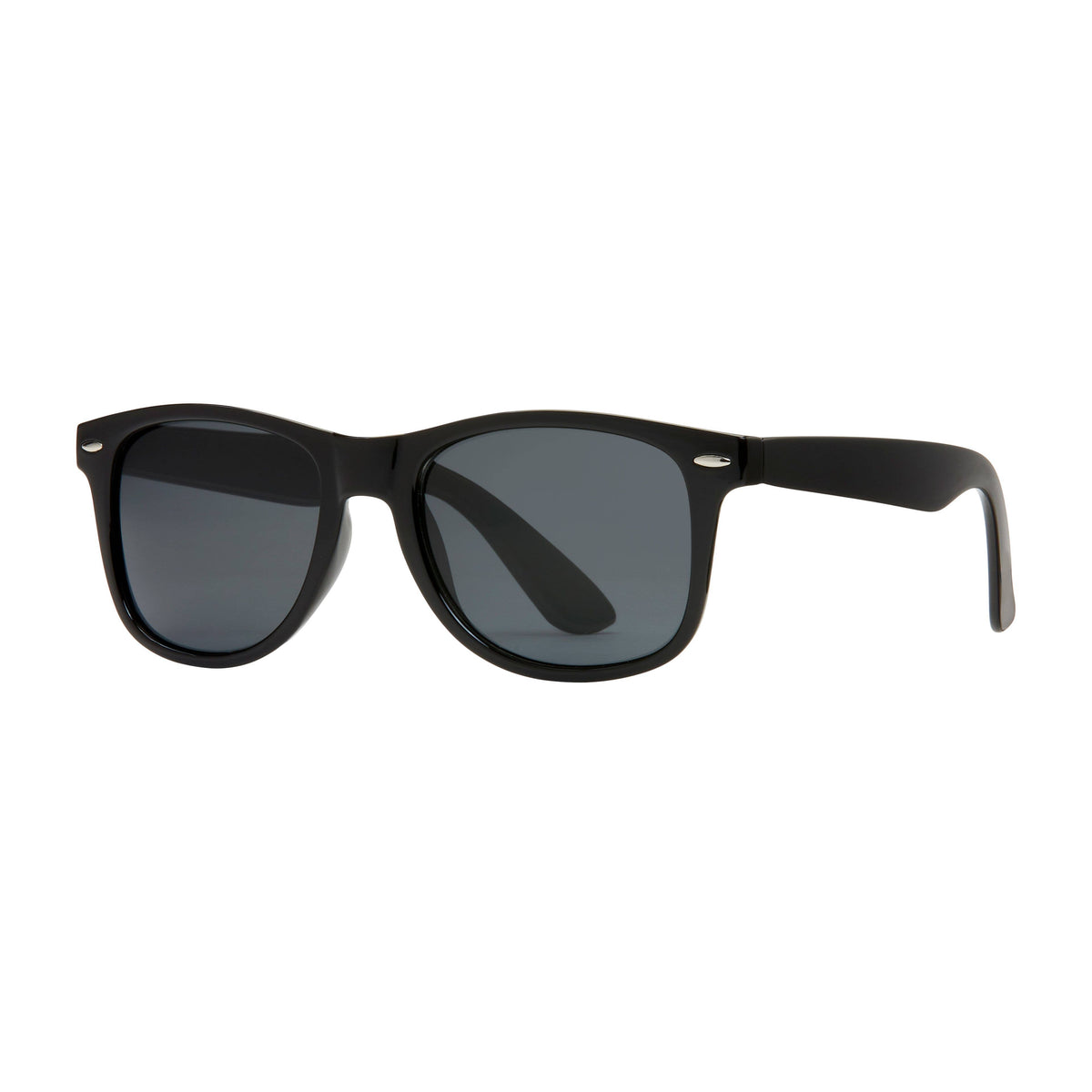 Blue Planet Eco-Eyewear - Wallace - Shiny Black / Smoke Polarized Lens-Lemons and Limes Boutique