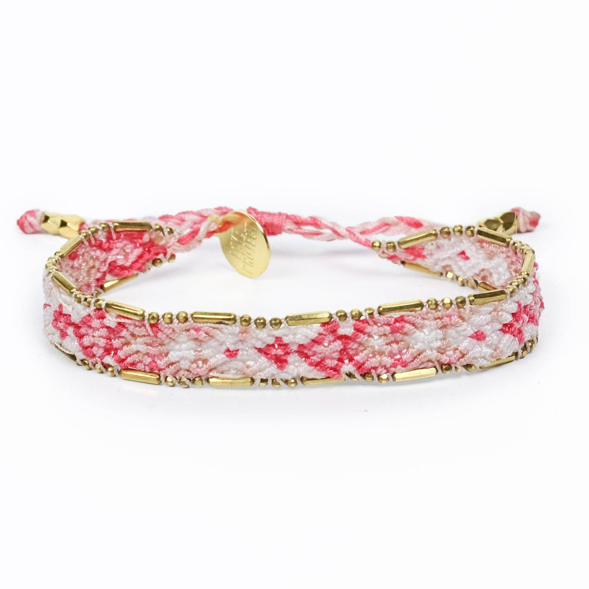 Bali Friendship Bracelet - Sherbet Peach