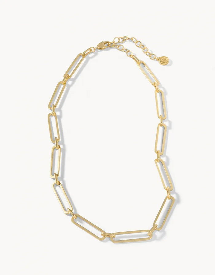 Long Link Necklace 17" Gold Spartina-Lemons and Limes Boutique