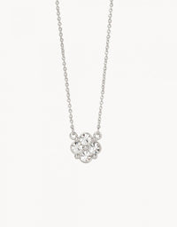 Sea La Vie Blessed Clover Necklace in Silver Spartina-Necklace-Lemons and Limes Boutique