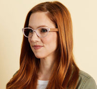 Peepers - Prairie in Pink/Wood-Eyewear-Lemons and Limes Boutique