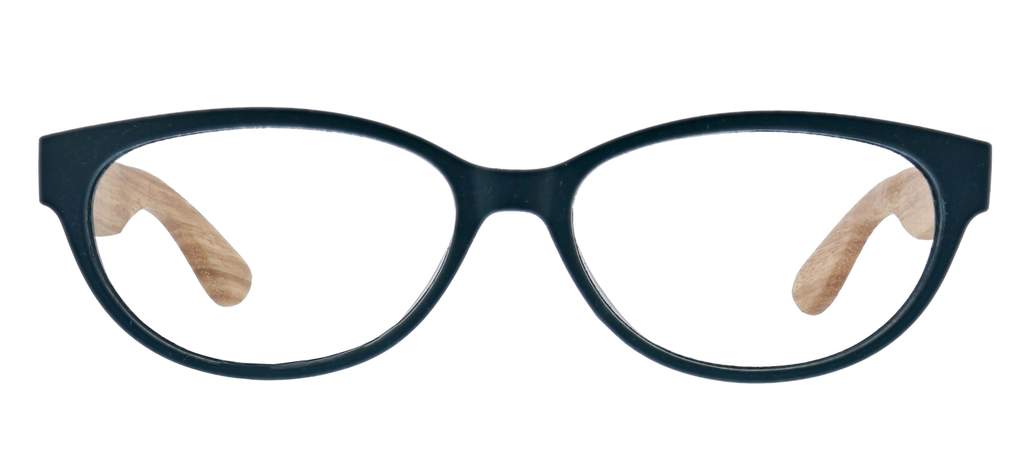 Peepers - Prairie in Teal/Wood-Eyewear-Lemons and Limes Boutique