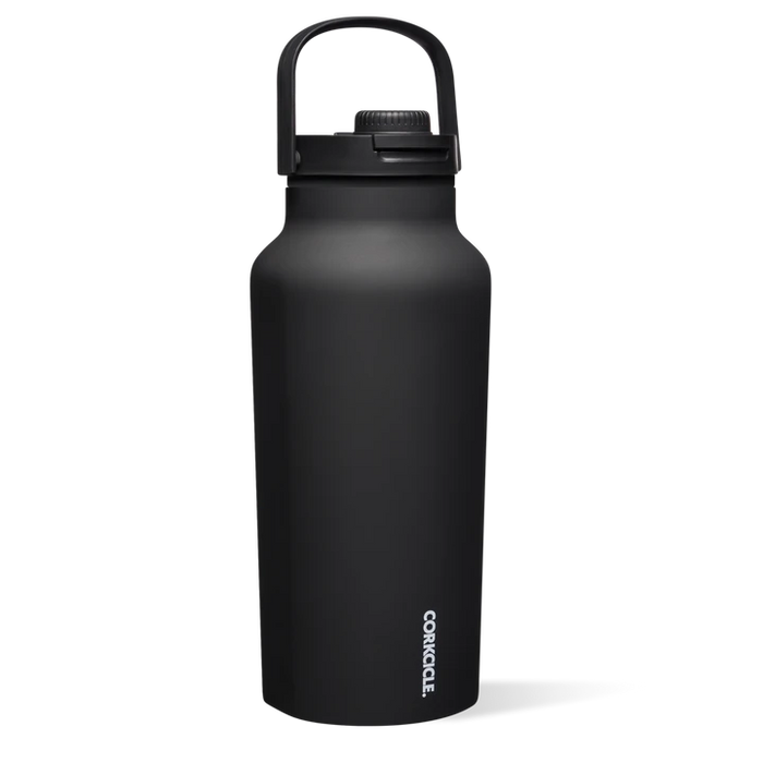 64oz Sport Jug in Black by Corcickle--Lemons and Limes Boutique