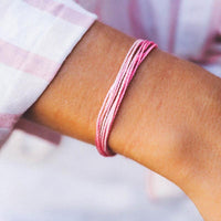 Charity Bracelet Supporting Boarding 4 Breast Cancer Pura Vida--Lemons and Limes Boutique