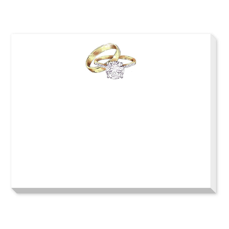 Wedding Rings - Dittie Notepad--Lemons and Limes Boutique