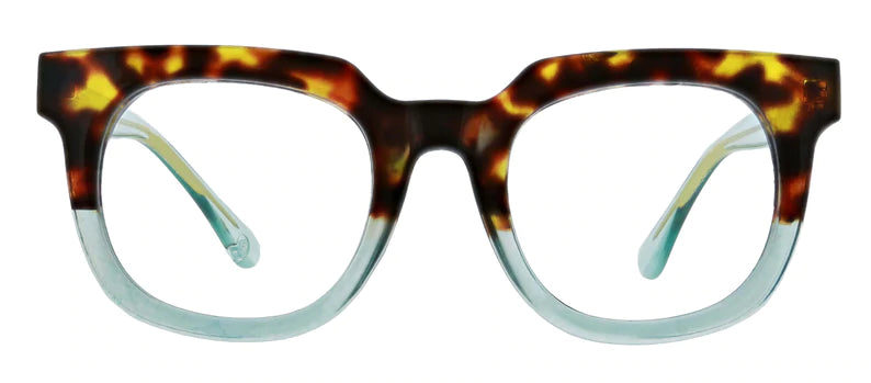 Peepers Showbiz - Tortoise/Green-Eyewear-Lemons and Limes Boutique