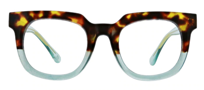 Peepers Showbiz - Tortoise/Green-Eyewear-Lemons and Limes Boutique