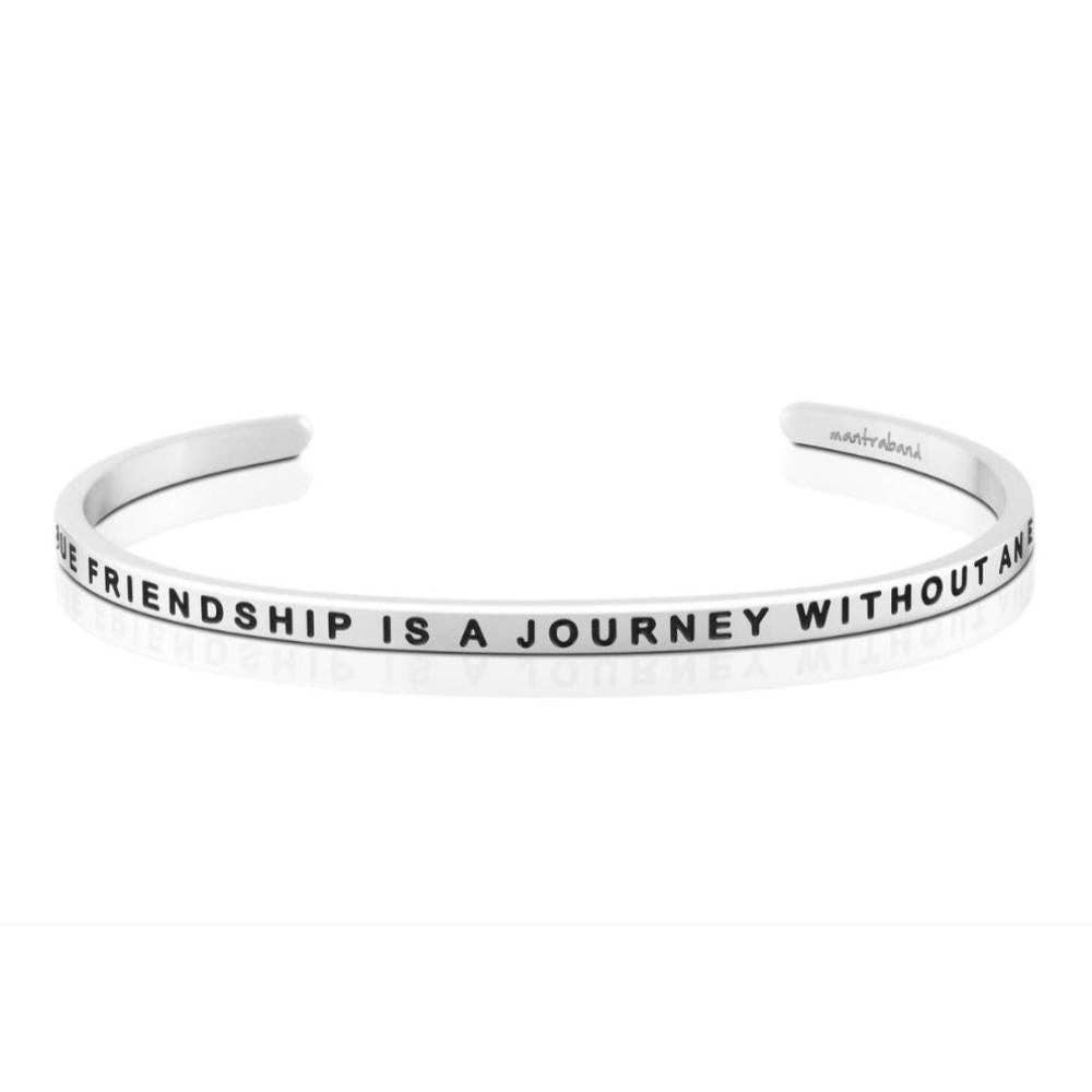 A True Friendship Is A Journey Without An End in Silver-Lemons and Limes Boutique