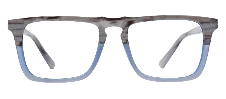 Peepers Swagger - Gray Horn/Blue-Eyewear-Lemons and Limes Boutique