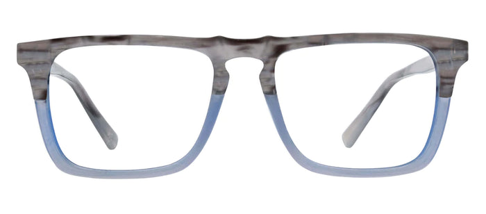 Peepers Swagger - Gray Horn/Blue-Eyewear-Lemons and Limes Boutique