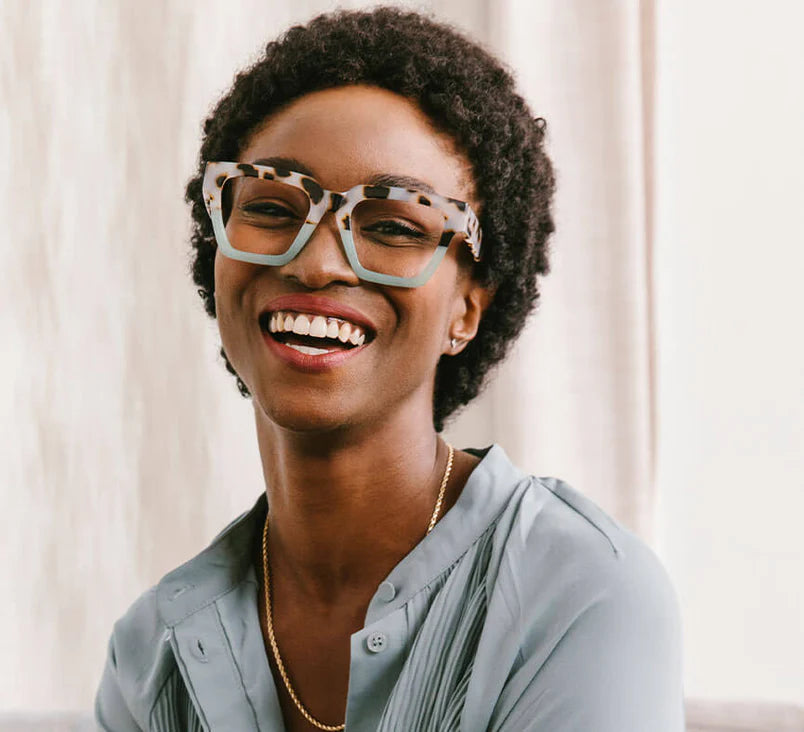 Peepers- Take a Bow in Chai Tortoise & Green-Lemons and Limes Boutique