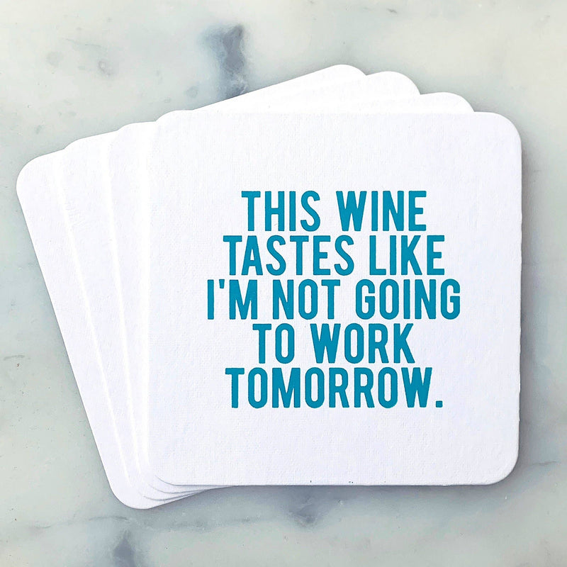 SippingTHIS - Not Going To Work Coasters-default-Lemons and Limes Boutique