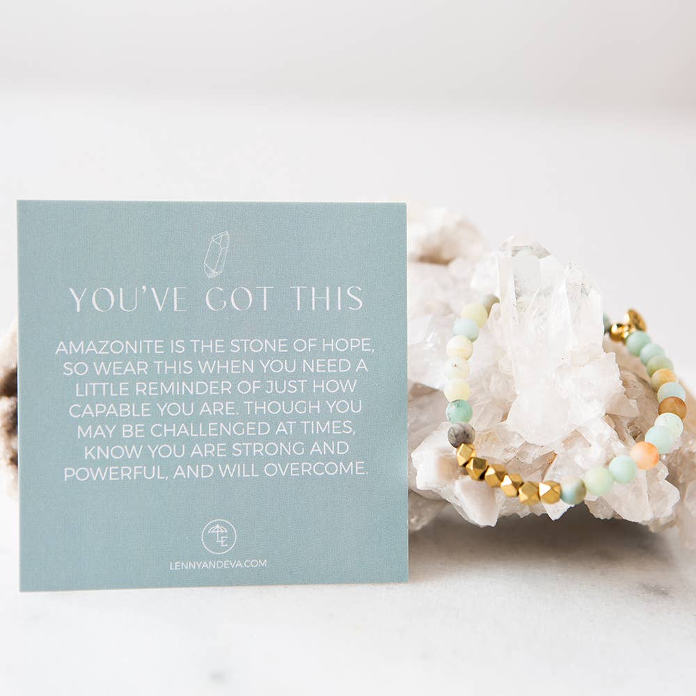 You've Got This 6mm Gemstone Bracelet-Lemons and Limes Boutique