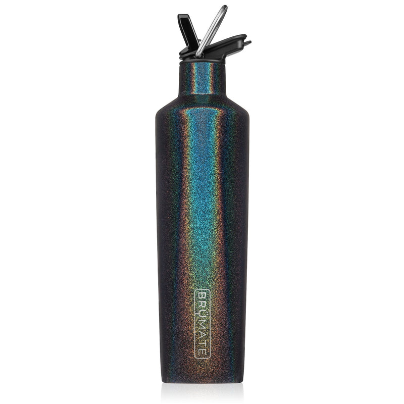 25oz Rehydration Bottle in Glitter Charcoal Brumate--Lemons and Limes Boutique