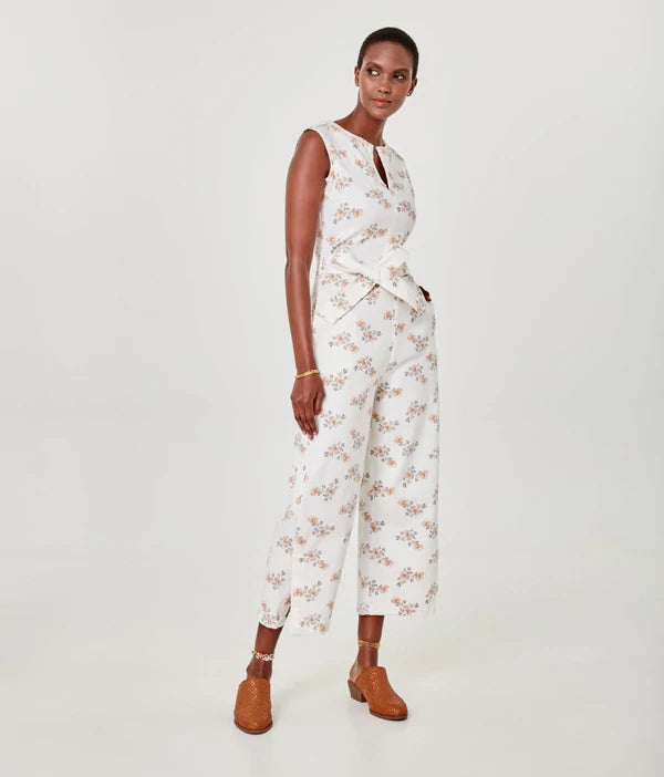 Dean Vintage Floral Jumpsuit-Lola Jeans-Lemons and Limes Boutique
