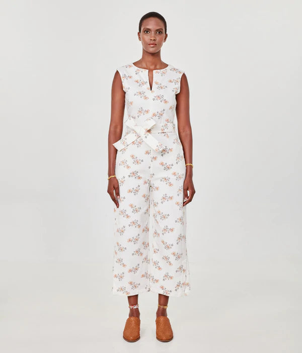 Dean Vintage Floral Jumpsuit-Lola Jeans-Lemons and Limes Boutique