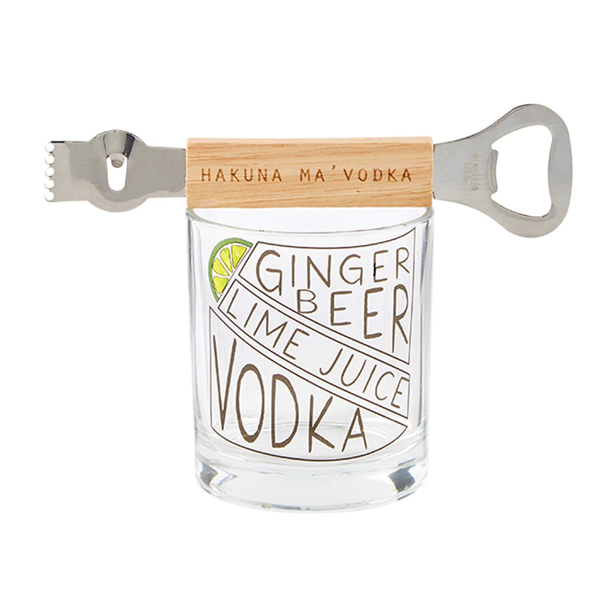 Moscow Mule Recipe Glass Set--Lemons and Limes Boutique