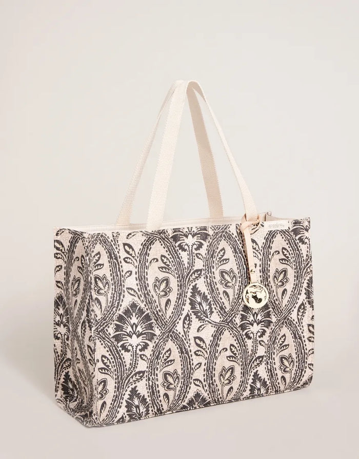 Spartina Market Tote Bellinger-Lemons and Limes Boutique