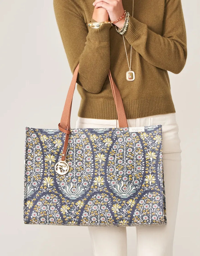 Spartina Market Tote in Jones Hundred-Lemons and Limes Boutique