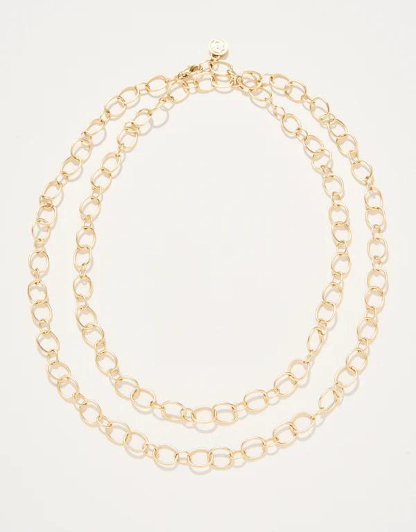 Spartina Appoline Chain Necklace Gold-Lemons and Limes Boutique