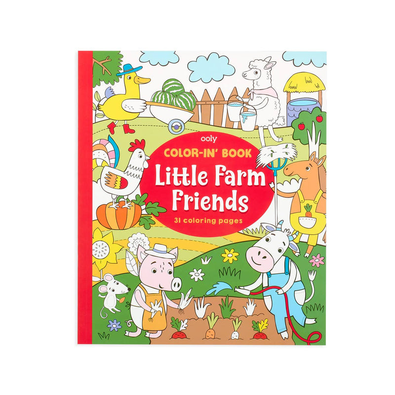 Color-in' Book: Little Farm Friends--Lemons and Limes Boutique