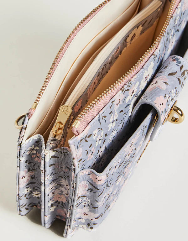 Spartina Lindsey Phone Crossbody in Parade Ditsy Floral-Lemons and Limes Boutique