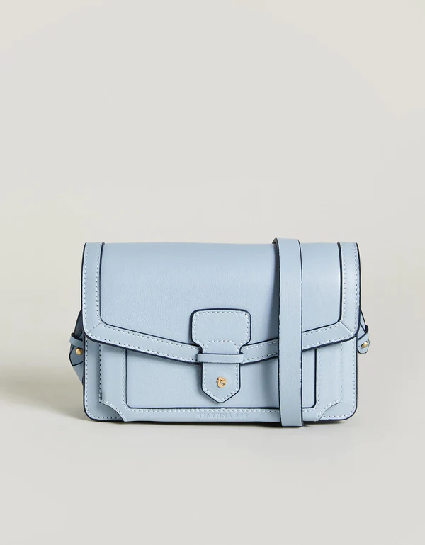 Spartina Siren Mia Crossbody in Blue Fog-Lemons and Limes Boutique