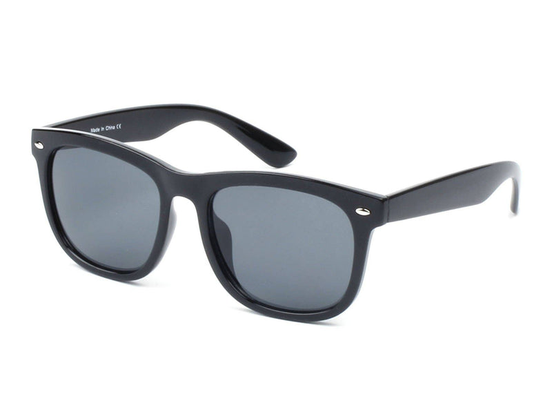 Classic Horned Rim Lens Sunglasses-Eyewear-Lemons and Limes Boutique