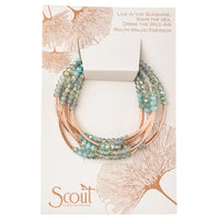 Scout Wrap-Bracelet/Necklace in Neptune Rose Gold-Lemons and Limes Boutique