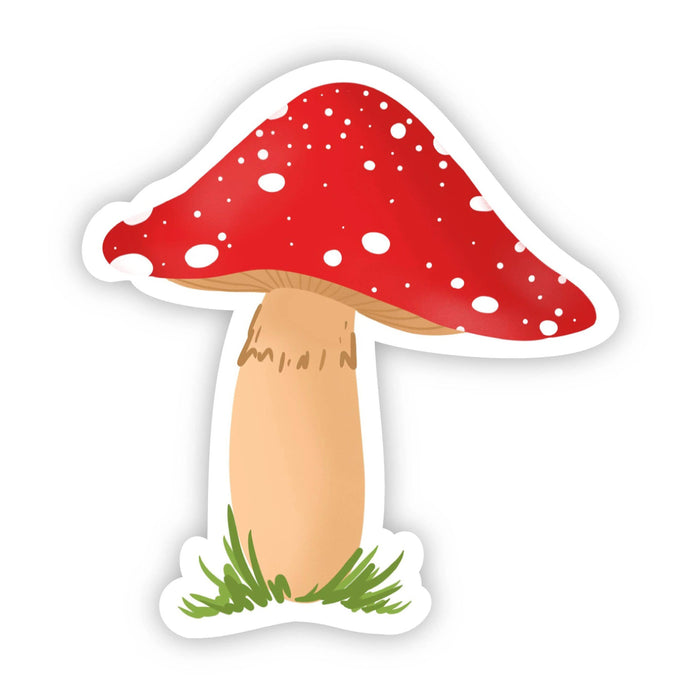 Red Mushroom Sticker-Lemons and Limes Boutique