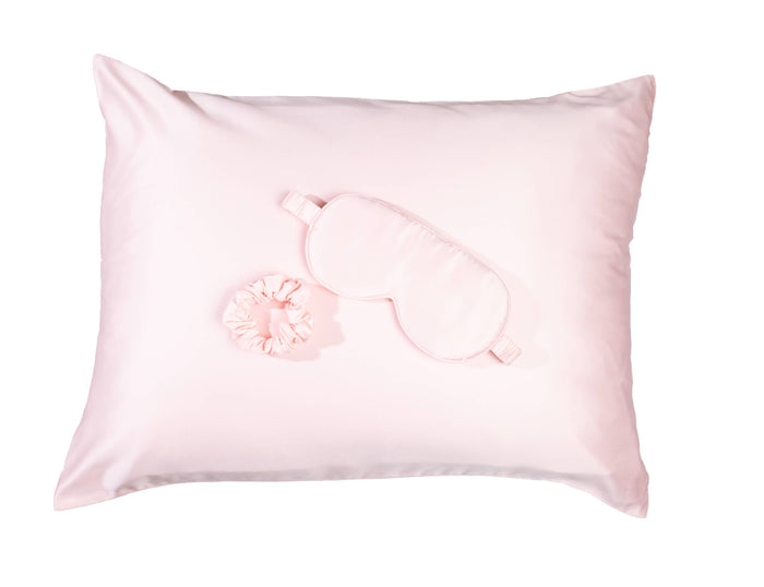 Goodnight Gorgeous Satin Sleep Set - Pink--Lemons and Limes Boutique