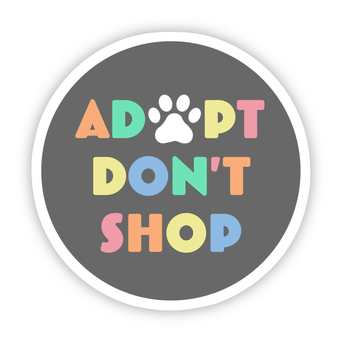 Adopt Don't Shop Multicolor Sticker-Lemons and Limes Boutique