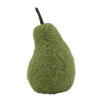Felted Wool Pear - Green-Home Decor-Lemons and Limes Boutique