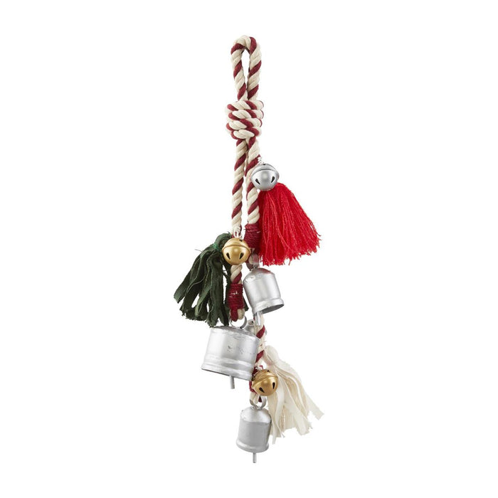 Silver Tassel Bell Door Hanger-Door & Wall Hangers-Lemons and Limes Boutique
