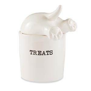 Dog Tail Treat Canister--Lemons and Limes Boutique