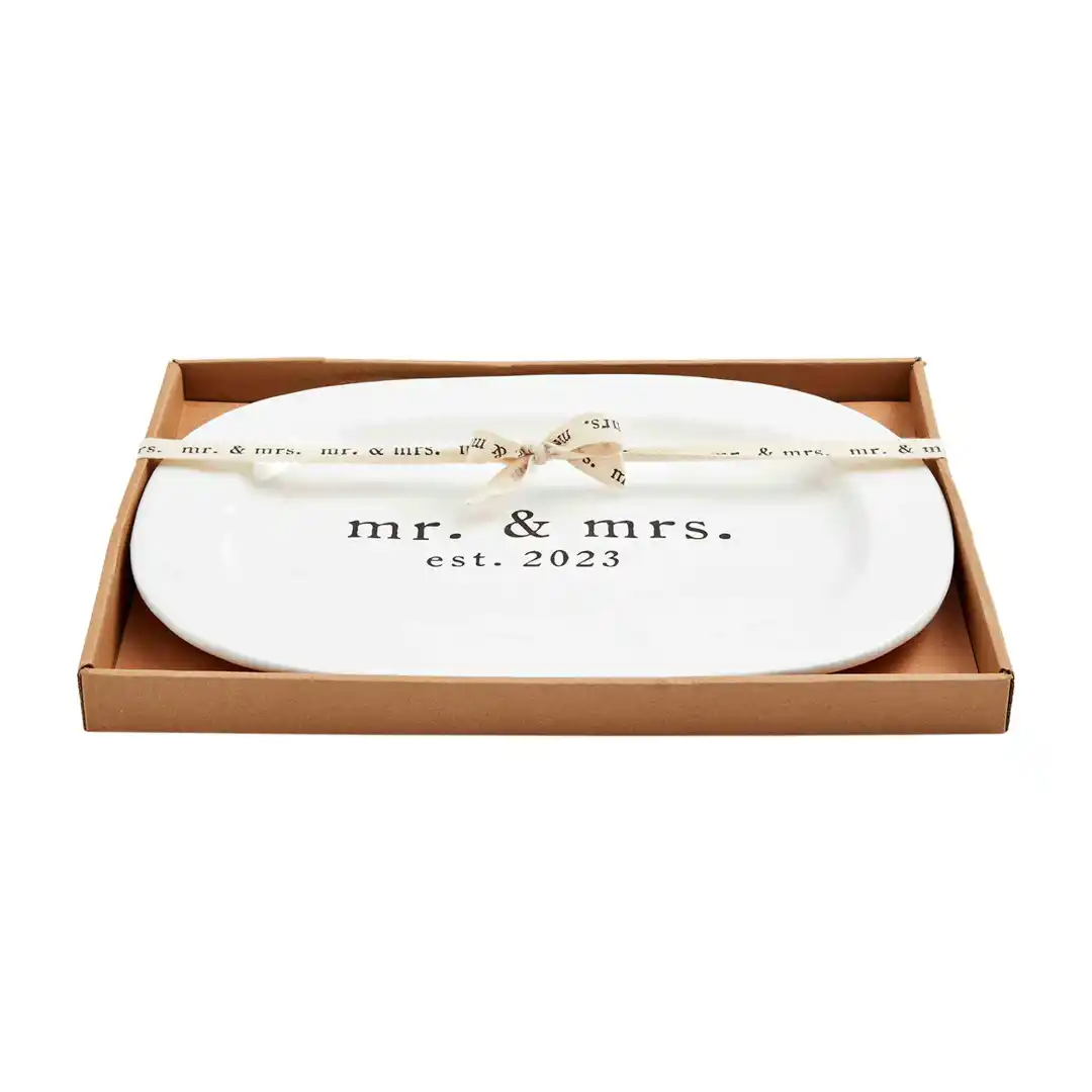 Mr. & Mrs. 2023 Platter-Lemons and Limes Boutique