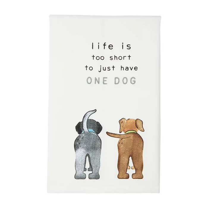 Just One Dog Hand Towel-Lemons and Limes Boutique